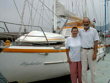 Peter and Lyndall beside illywhacker